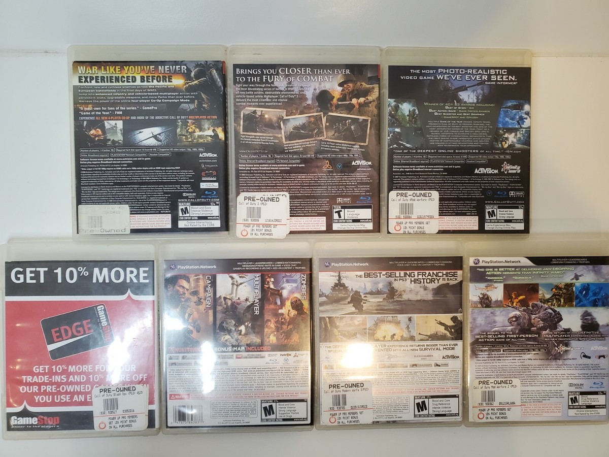 PS3 CODシリーズ全セット PS3 CODシリーズ全セット