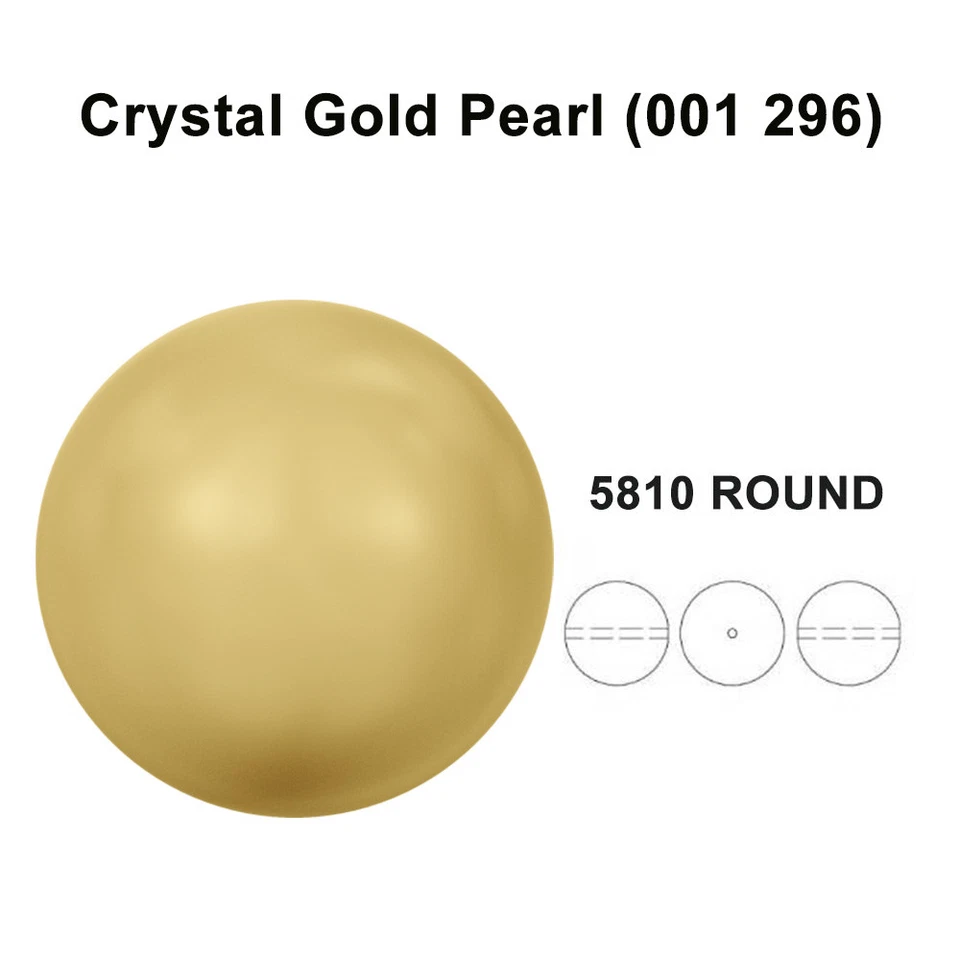 Perlas redondas de cristal Swarovski 5810 para hacer joyas * Tú eliges el color y el tamaño Foto 4 de 4