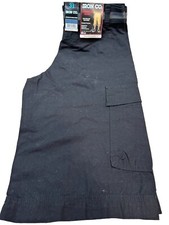 IRON CO. Hybrid Belted Shorts Black Cargo Size 31 NEW