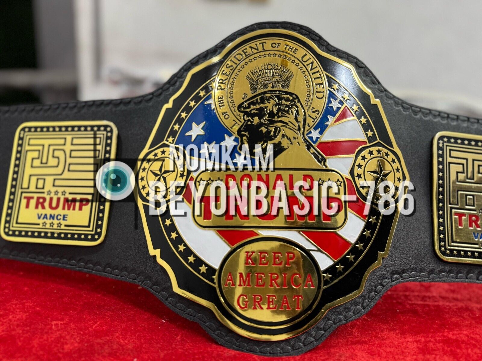 USA Presidential Election 2024 Donald Trump Make America Great Championship Belt