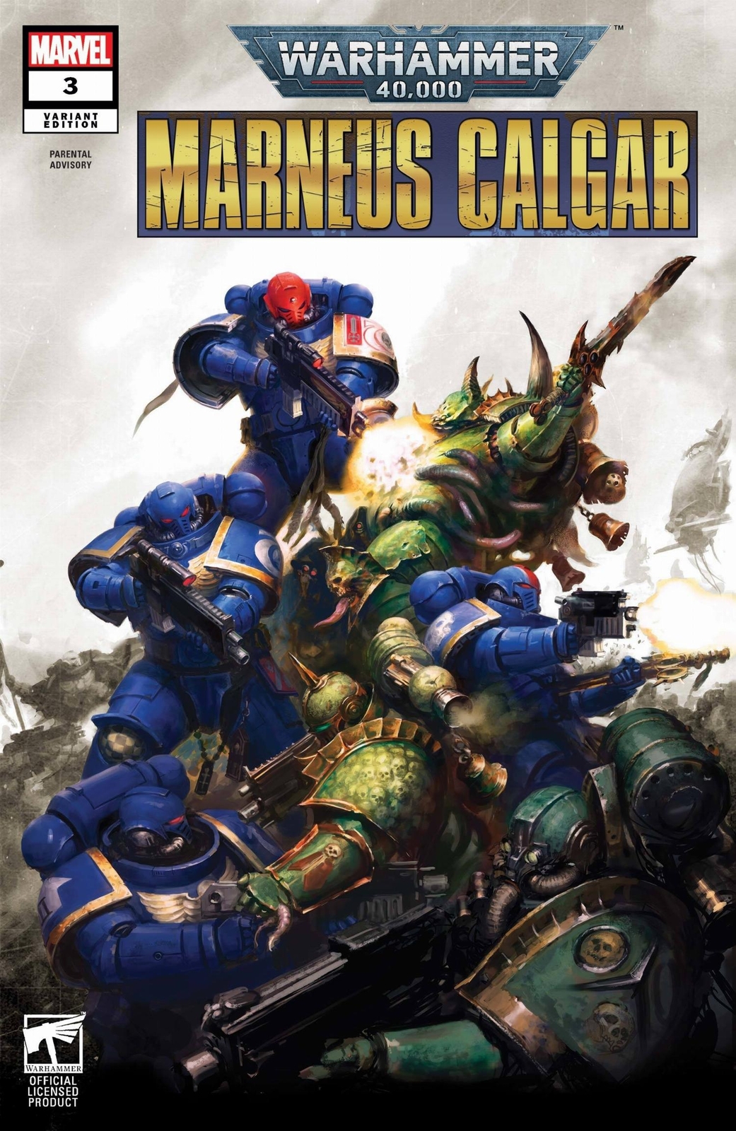 Warhammer 40k Marneus Calgar #3 (Of 5) Games Workshop 1:25 Variant Comic