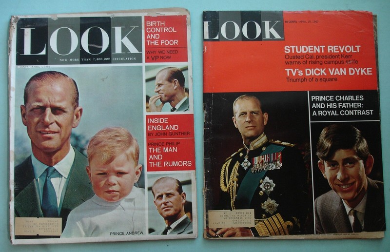 LOOK APRIL 1964 INSIDE ENGLAND PRINCE ANDREW 1967 CHARLES & PHILIP CONTRAST Nam