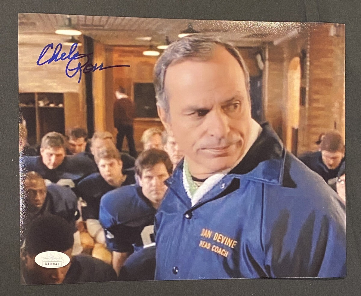Chelcie Ross Rudy Movie Dan Devine Notre Dame Signed Auto 8x10