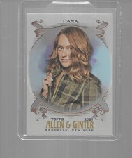 2021 TOPPS ALLEN & GINTER SILVER PORTRAIT COMEDIAN SARAH TIANA #229
