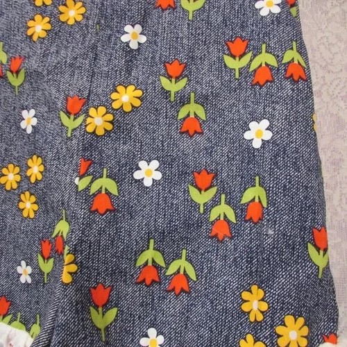 Vintage toddler Girls Floral Romper Size 18 Months Floral - Picture 2 of 9