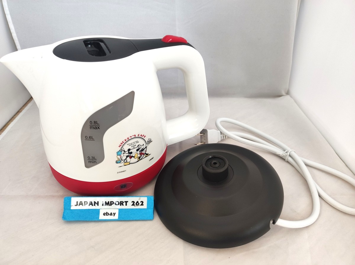 Tamahashi Mickey & Minnie Electric Kettle 0.8L MM-207 AC100V Japan
