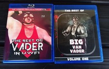 Vader  2 Blu ray lot IVP Wrestling Japan UWFI AJPW Big Van Vader Inoki  Hansen