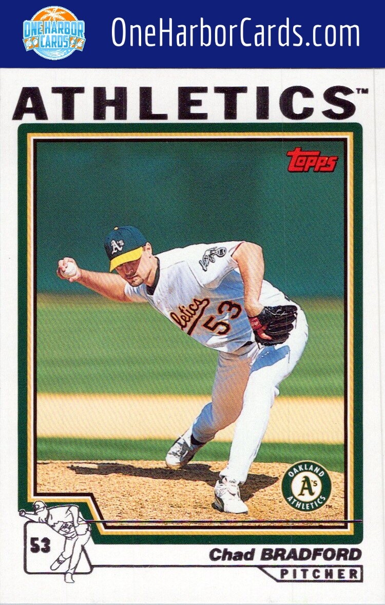 2004 Topps 1st Edition Oakland Athletics Baseball Card #247 Chad