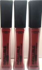 Lot of 3 Loreal Infallible Pro Matte Liquid Lipstick New Sealed Stirred 366