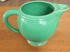 Vintage Fiesta light Green Glossy Ceramic Pitcher USA Pottery . no chips/cracks