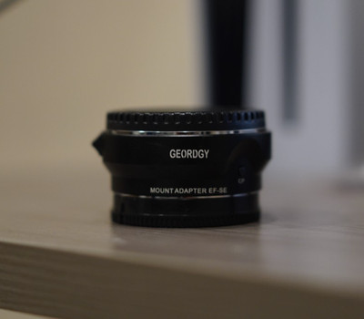 Geordgy Mount Adapter EF-SE. For Sony E-Mount Mirrorless Cameras
