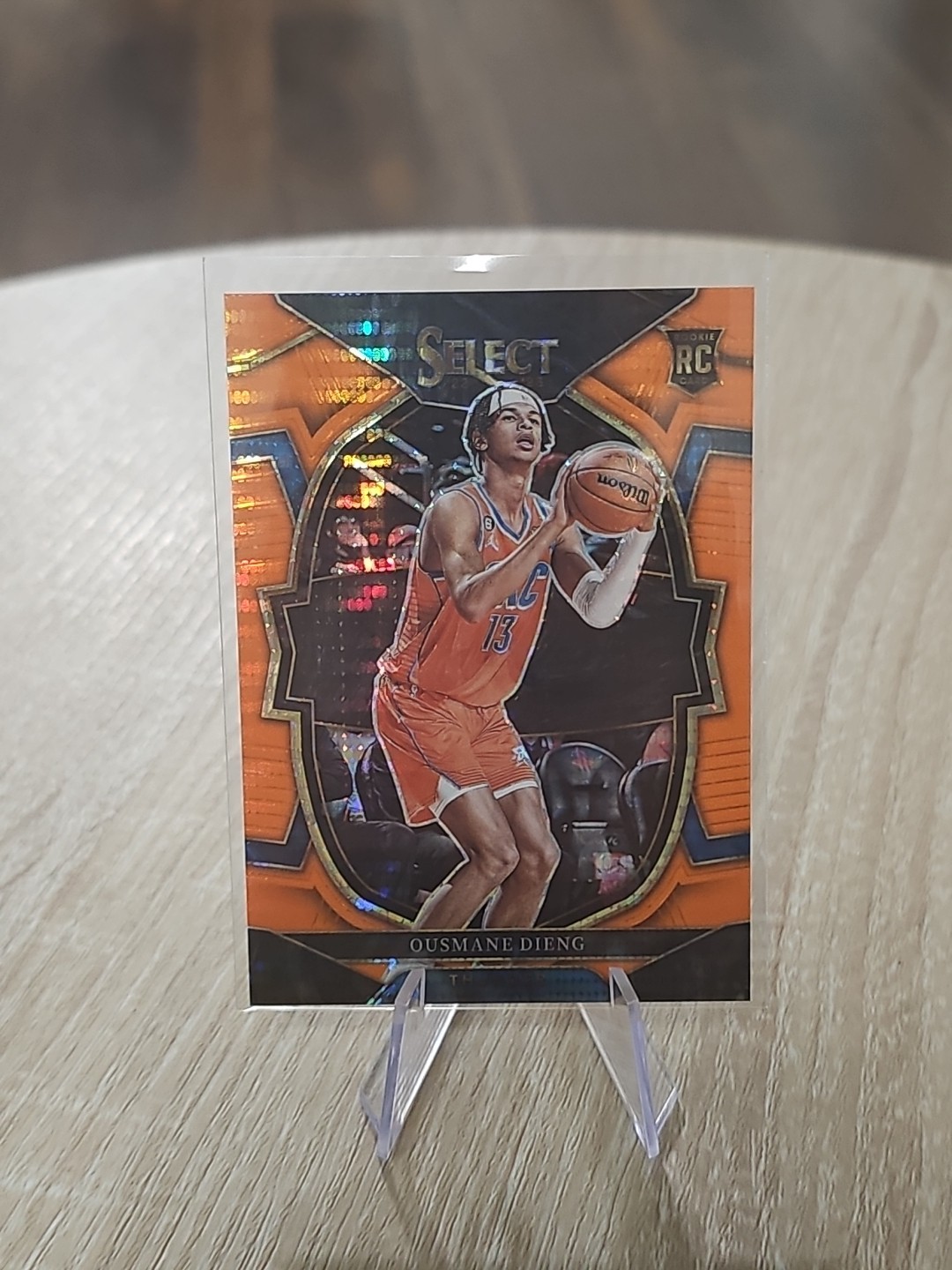 2022-23 Panini Select - Concourse Ousmane Dieng #76 Neon Orange Pulsar Prizm /15