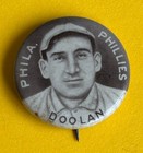 1910-12 SWEET CAPORAL PIN MICKEY DOOLAN PHILADELPHIA PHILLIES NICE CONDITION! — photo 1