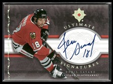 2006-07 Upper Deck Ultimate Collection Denis Savard Signatures #US-DS Blackhawks