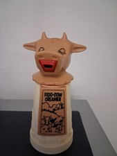 Vintage Whirley Moo- Cow Plastic Dairy Creamer Container/Dispenser