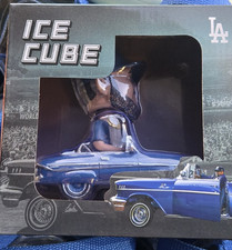 Ice Cube Los Angeles Dodgers MLB Baseball Bobblehead Figure, Black/Blue