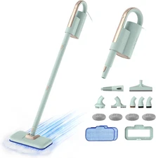Newbealer Steam Mop & Detachable Handheld Cleaner, 250Ml 1200W Powerful Floor St