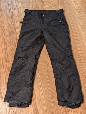 Rawik Snow Pants Black Lined Waterproof Nylon Ski Snowboard Outdoor Size Small