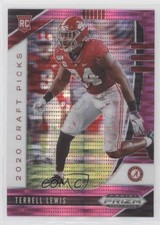 2020 Panini Prizm Draft Picks Rookies Pink Pulsar Terrell Lewis #160 0c2