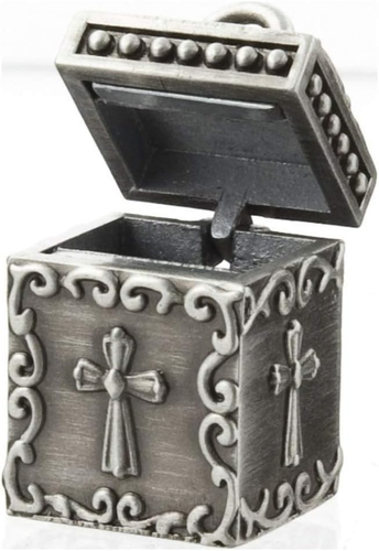 Ganz Angel Prayer Box Trinket - Triple Angels Charm Pewter - Picture 2 of 12
