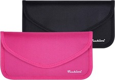 Signalblockierende Tasche, RFID-Faraday-Tasche, f r Schwarz und Hot Pink