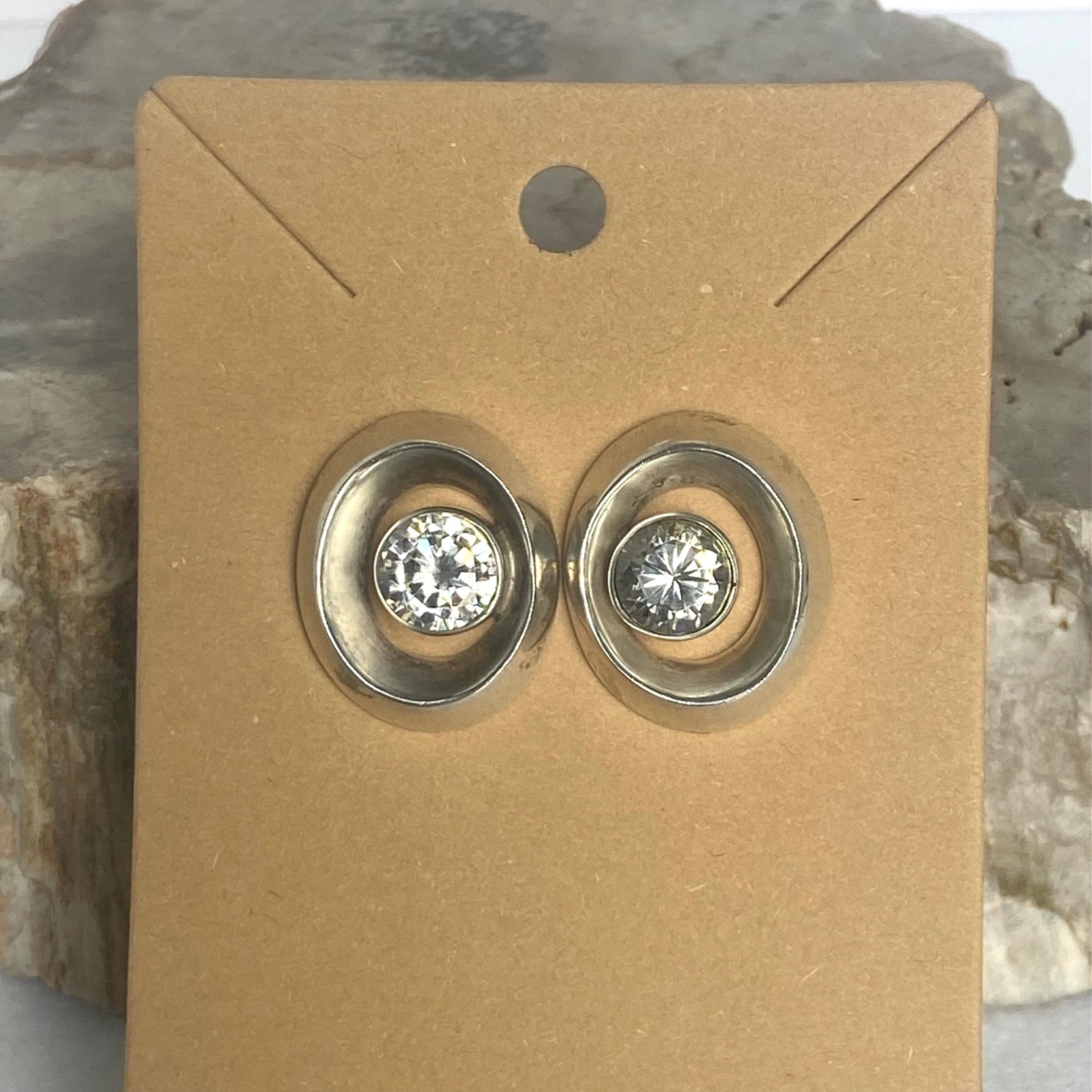 Solid Sterling Silver 925 Large Heavy Geometric O… - image 10