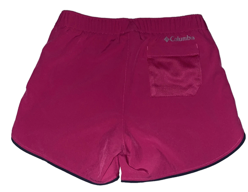 COLUMBIA GIRLS YOUTH HIKE SHORTS FUCHSIA YOUTH XL (18/20) NWT - Picture 2 of 2