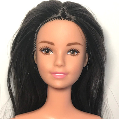 Nude Barbie 2020 Cookie Swirl C Articulated Hybrid Brunette Tori Head Doll