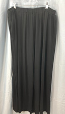 Cider Women's Pants Black Size 3XL Wide Leg High Rise Stretch - NEW