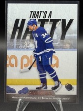 2024-25 Upper Deck Credentials That's a Hatty Auston Matthews #TH-AM