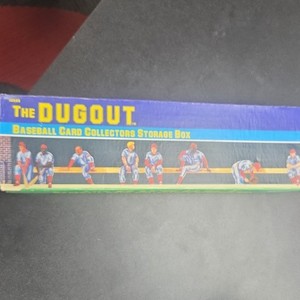Harrin Dugout Baseball Card Storage Shoe Box, Cardboard, Standard Empty