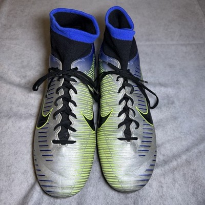 Nike Mercurial Victory VI DF FG Neymar Jr Blue Orbit Silver Soccer