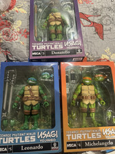 NECA TMNT Usagi Yojimbo Donatello Leonardo Michelangelo Boxed Action Figure
