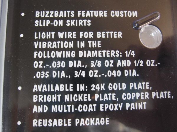 War Eagle Nickel Frame Double Willow Spinnerbait 1/2oz #04 Mouse New Piano Wire - Image 4