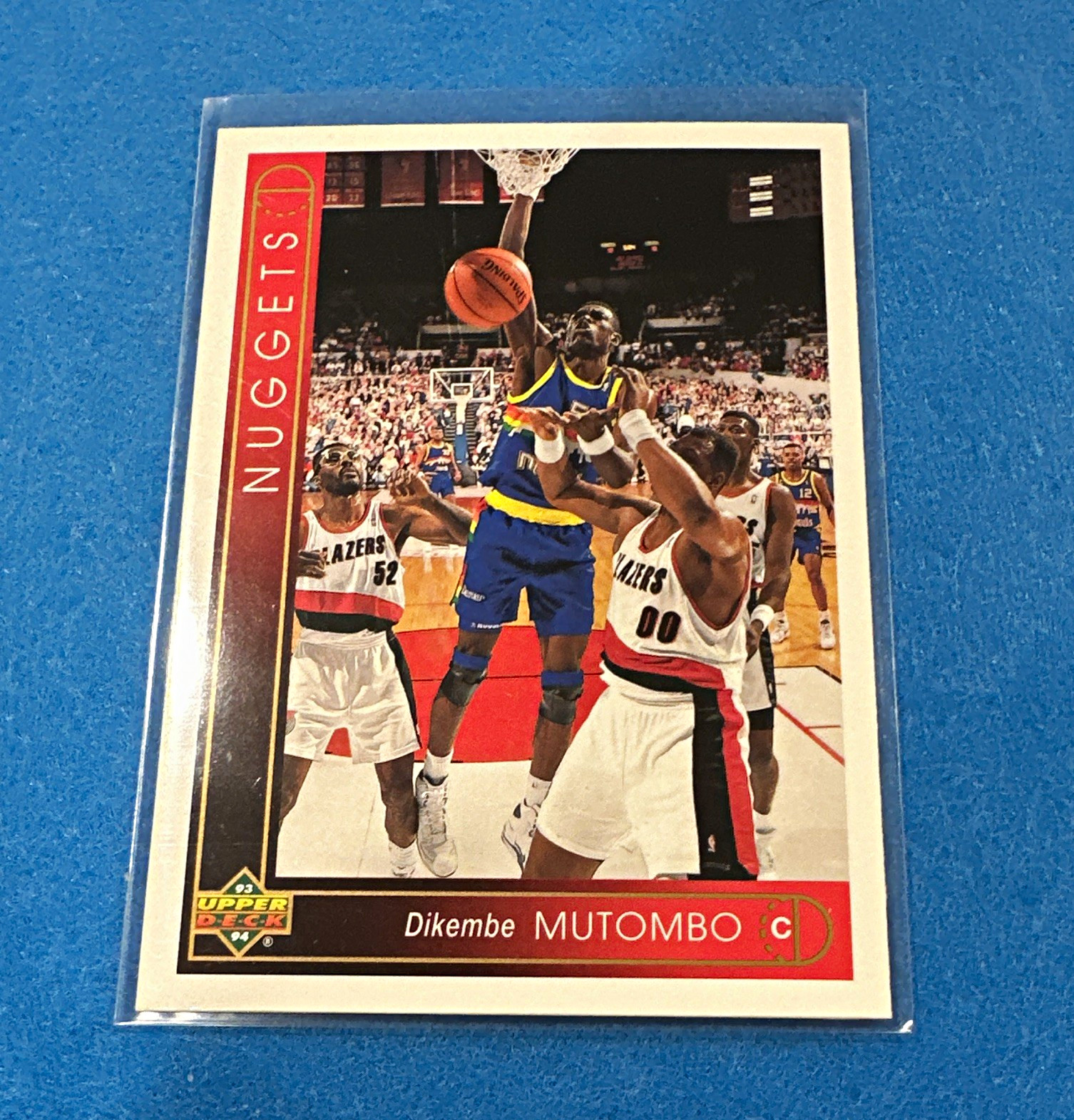 Upper Deck 1993-94 Dikembe Mutombo #55 Denver Nuggets Basketball Base Set