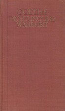 Buch: Dichtung und Wahrheit, Goethe, Johann Wolfgang. 1951, Insel-Verlag