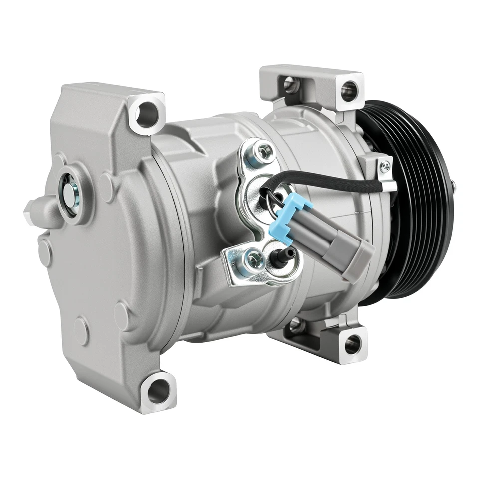 Nuevo compresor de aire acondicionado para GMC Savana 1500 08-09 Chevrolet Silverado 3500 HD 07-10 Foto 3 de 4