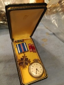 Ww2 American Cased Dfc With .Estate Items Cased