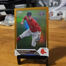 Topps Pro Debut Chrome Gold Cutter Coffey /50 FCL Red Sox PDC-197