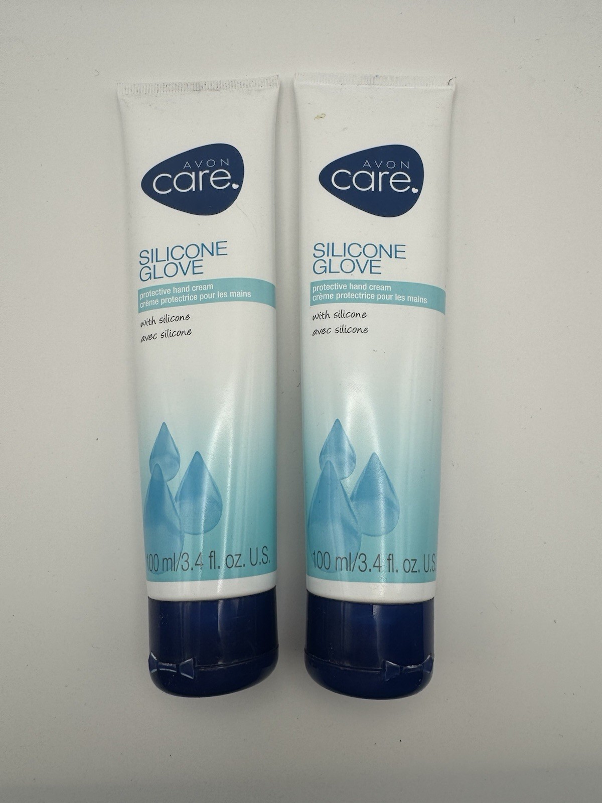 AVON CARE SILICONE GLOVE PROTECTIVE HAND CREAM-3.4 FL OZ ea-Lot of 2