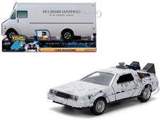 DMC DELOREAN (FROST VER.) BACK TO THE FUTURE 40 YEARS ED. 1/32 MODEL JADA 36848