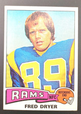 1975 Topps - #312 Fred Dryer TV's Hunter