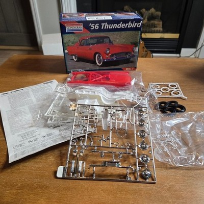 Monogram 56 Thunderbird Model Car Kit 1:24 Red Skill 2 2289 Open Box