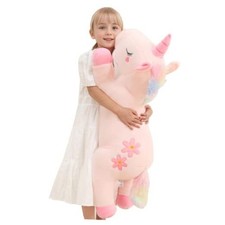 32inch Cute Giant Pink Unicorn Plush, Jumbo Soft Body Pillow 32 Inch Unicorn