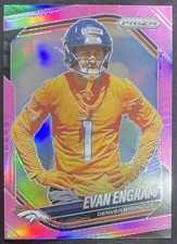 Panini Prizm Evan Engram #277 Denver Broncos Pink Prizm 2025 NFL Football Card