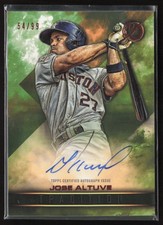 2016 TOPPS LEGACIES OF BASEBALL JOSE ALTUVE TRADITION AUTO GREEN 54/99