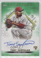 2022 Inception Base Rookie and Emerging Stars Green Antonio Santillan Auto s5j