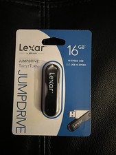 Lexar 16GB Hi-Speed USB JumpDrive Twist Turn Flash Drive Black