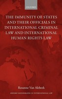 Rosanne Van Alebeek (U. A.) | The Immunities Of States And Their Officials In...