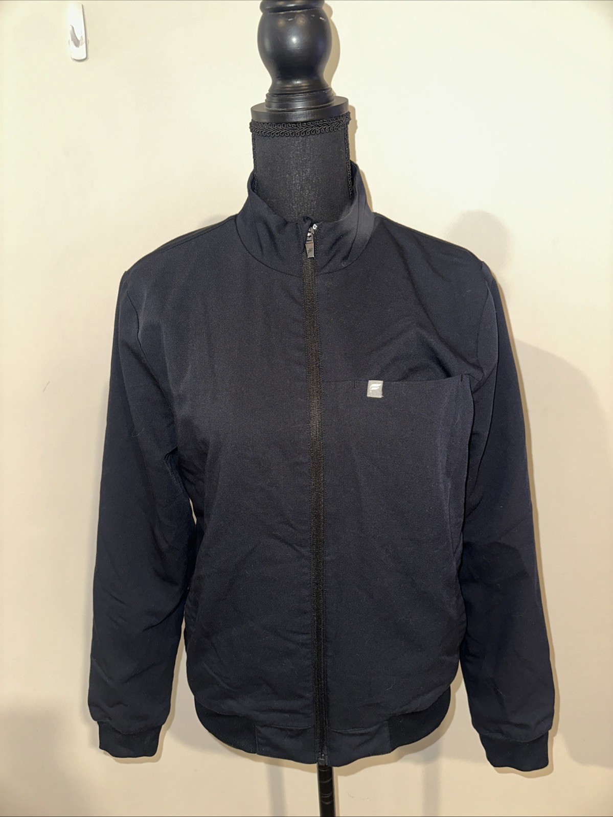 Fabletics Daily Scrub Jacket Black Small Women’s … - image 1